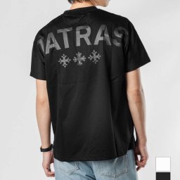 タトラス TATRAS MTAT24S8239-M Tシャツ EION メンズ トップス 半袖 エイオン クルーネック カジュアル シンプル ロゴプリント コットン カットソー 綿 プレゼント ギフト お出かけ ブランド リラックスフィット ブラック ホワイト
