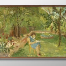 ウォーター クルト Girl in the Garden A3 サイズ ポスター アート おしゃれ 絵画 インテリア 北欧 イラスト マット紙 艶消し アートパネル 額 フレーム デザイン 壁掛け ギフト 新築祝い ディスプレイ 引越し祝い　新生活　空間デザイン 