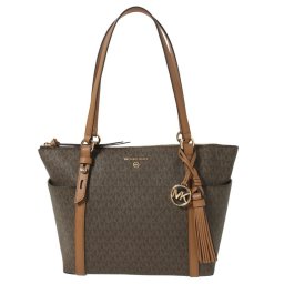マイケルコース Michael Kors バッグ トートバッグ 肩掛けバッグ 30T0GNXT2B 252 MKロゴ チャーム BRN/ACORN ブラウン