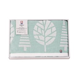 【ギフト対応無料】北欧ツリー バスタオル グリーン (HT-COBGR) ※送料無料(北海道・沖縄は除く)