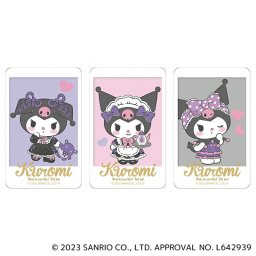 サンリオ クロミ グッズ 通販 マイメロディ ステッカー まじかる百貨店ステッカー 4947864049317 クロミ03 KUROMI シール ステッカーシール かわいい 可愛い カワイイ キャラクター 推しグッズ レンチキュラー 文具 文房具