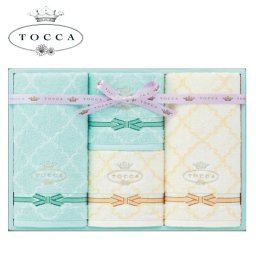 TOCCA トッカ ラフェスタ フェイスタオル2P、ゲストタオル2P SE6-57-8 ブルー内祝 快気祝い 結婚祝い 父の日 七五三 孫 両親  応援 プレゼント 御礼 お誕生日 母の日父の日 触れてみたくなるような複雑な刺しゅうや豪華な織物へのこだわり