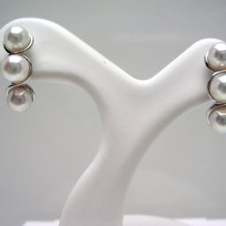 真珠 ピアス パール アコヤ真珠 スタッド 3.8mm ホワイトピンク K14 ホワイトゴールド 65152 イソワパール