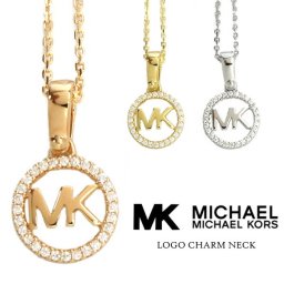 MICHAEL KORS マイケルコース ネックレス レディース ロゴ ペンダント ローズゴールド ゴールド シルバー ブランド MKC1108AN791 MKC1108AN710 MKC1108AN040