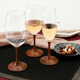送料無料 ワイングラス 和の趣あふれる小粋なグラス！ JAPAN Glass（拭き漆）SML 山久漆工（株）
