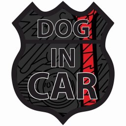 DOG IN CAR ステッカー 花札柄 鬼札 ルート66 愛犬車用グッズ カーステッカー シール sticker 安全対策 あおり運転 かっこいい おしゃれ かわいい 車ステッカー ステッカー 車 サインステッカー ドライブ 防水 屋外 屋内 カーサイン