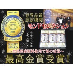 うどん 小麦が本来持つ旨味と力と深い味わい！ 半生うどん ふじ娘詰合せ 麺・つゆ・やくみ×４