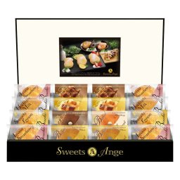 実りの秋の贈り物 スイーツアンジュ 美食スイーツタイム セット内容/ブッセ（あまおう苺）×4、ベルギーワッフル（プレーン･ショコラ）･ベイクドドーナツ（プレーン）･ブッセ（北海道ミルク･瀬戸内レモン）×各2、ベイクドドーナツ（ショコラ･ストロベリー）×各1