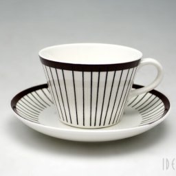 【復刻版】 グスタフスベリ スピサ・リブ 490-06 コーヒーカップ＆ソーサー GUSTAVSBERG Spisa Ribb ギフト 結婚祝い プレゼント 贈り物 食器