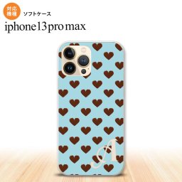 iPhone13ProMax iPhone13 Pro Max ケース ソフトケース ハート B 青 +アルファベット iPhone13 プロ マックス 6.7インチ おしゃれ かわいい メンズ レディース キッズ デザインたくさん nk-i13pm-tp172i