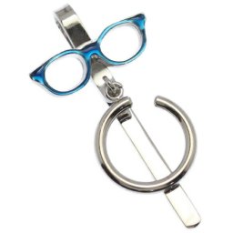 めがねホルダー おしゃれ メガネホルダー 眼鏡ホルダー メンズ 男性グラスホルダー SWANK 眼鏡 ブルー Eye Wear Show スーツアクセサリー専門店 プレゼント プチギフト おしゃれ カフスマニア