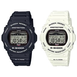 国内正規品 カシオ 時計 ペアウォッチ シェア 腕時計 手表 Gショック G-SHOCK ジーショック G-LIDE 電波ソーラー デジタル 20気圧防水 黒 白 GWX-5700CS-1JFGWX-5700CS-7JF ブランド 男女 カップル ペアセット 誕生日 プレゼント ギフト 成人 卒業 入学