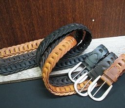 ハンドメイド手作り本牛革レディースメンズフリーサイズベルトメンズ プレゼント ホワイトデー