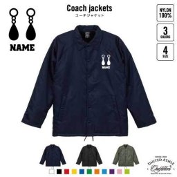 ジュエリーショップ1 名入れボア裏地付きコーチジャケット 左胸ワンポイントミリタリー アメカジ ブラック ネイビー カーキ ストリート ブルゾン アウター アクセサリー　イヤリング　ピアス