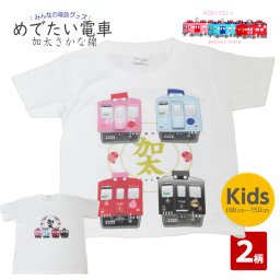 ラッピング無料 電車Tシャツ キッズ 半袖 Tシャツ 電車 子供服 南海 めでたい電車 tシャツ 加太さかな線 和歌山 孫 ペア 親子 お揃い 鉄道 グッズ 綿 白 お揃い 子ども 幼稚園 小学生 保育園 入園 プレゼント 入学 祝い 送料無料 140 秋 運動会 祭り