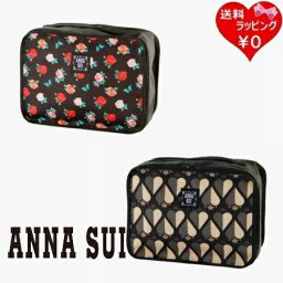 【送料無料】【ラッピング無料】アナスイ ANNASUI ポーチ ハート柄 ローズ柄 収納 Mサイズ ブランド 正規品 新品 ギフト プレゼント 人気 おすすめ 誕生日 記念日 クリスマス ans519433
