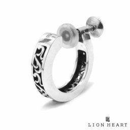 ライオンハート シルバー イヤリング アラベスク シルバー925 片耳用 1点売り メンズ ブランド LEO LION HEART