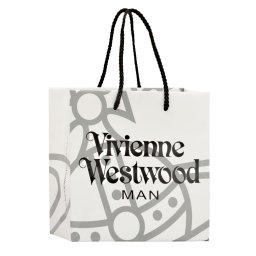 ヴィヴィアンウエストウッド Vivienne Westwood MAN ショップ袋 紙袋 手提げ ブランド ショッパー ヴィヴィアンウエストウッドマン Sサイズ 単品