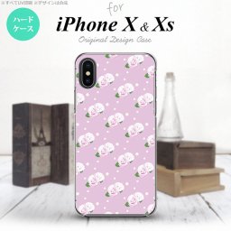 【iPhoneX】【スマホケース/スマホカバー】【アイフォンX】iPhoneX スマホケース カバー アイフォンX 花柄・バラ（H） 紫ピンク nk-ipx-260【メール便送料無料】