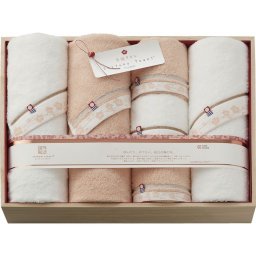 お中元 お返し 内祝い ギフト タオル 今治謹製 至福タオル梅 バスタオル3P＆フェイスタオル3P 木箱入 SH66150 新築 お礼 引越し 志 仏事 送料無料