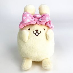 サンリオ ポムポムプリン ポムポムプリン うさみみ S ぬいぐるみ コレクション ふわふわ 人形 イエロー グッズ