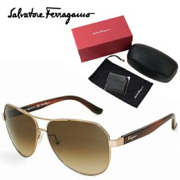Salvatore Ferragamo サルヴァトーレ フェラガモ サングラス レディース ブランド UVカット 国内正規品 シャイニーローズ ブラウン SF138SA-688<br>