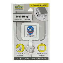 セサミストリート グローバー マルチリングプラス スマホ用品