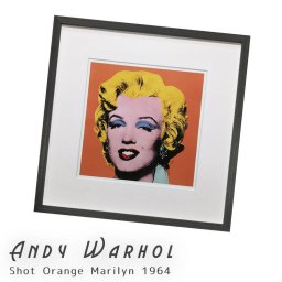Andy Warhol（アンディ ウォーホル） Shot Orange Marilyn 1964 アートポスター（フレーム付き） 