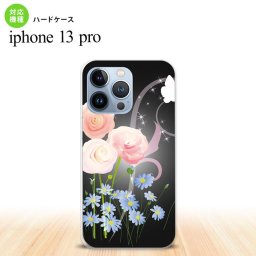iPhone13 Pro iPhone13Pro ケース ハードケース 花柄 ミックス C 黒 iPhone13Pro専用 nk-i13p-283