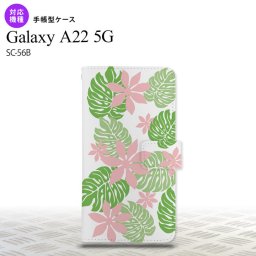 SC-56B Galaxy A22 手帳型スマホケース カバー ティアレ ピンク  nk-004s-a22-dr1492