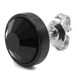 DIESEL ディーゼル アクセサリー ピアス シングルピアス 片耳用 スタッドピアス DX1275001 メンズ ブラック