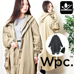 WPC. ワールドパーティ レインポンチョ 通販 ポンチョ レインコート ツバつきフード ツバ付きフード フィット 蓋付き ポケット 袖口 調整 ウォーターリぺレント コンパクト収納 レディース メンズ ユニセックス 男女兼用 ギフト 贈り物
