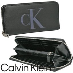 Calvin Klein Jeans カルバンクライン ジーンズ ラウンドファスナー財布 K60K610093BDS ユニセックス 海外正規品 無料ラッピング可