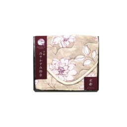 【ギフト対応無料】京都 洛中かすみ捺染 敷パット ベージュ (KSG13100-BE) ※送料無料(北海道・沖縄は除く)