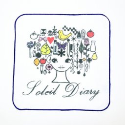 内藤ルネ Soleil Diary ハンドタオル 日本製 Rune