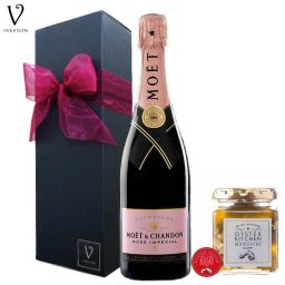 夏ギフト お中元 ワイン ギフト 【モエ エ シャンドン ロゼ アンペリアル 750ml |広島産 牡蠣の瓶 】シャンパン 誕生日 内祝い プレゼント ワイン 結婚祝い 牡蠣 ワイン