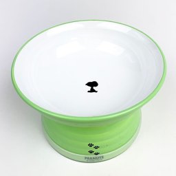 スヌーピー ペットボウル GR スヌーピー ペット お皿 ペット皿 犬 猫 緑 グッズ
