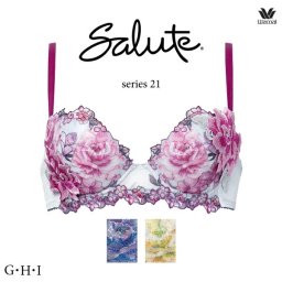 ワコール サルート 21G ブラジャー BTJ421 3/4カップワイヤー (P-upタイプ) G・H・Iカップ