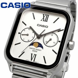 CASIO 腕時計 カシオ 時計 ウォッチ チープカシオ チプカシ ムーンフェイズ Moon phase アナログ メタルバンド メンズ MTP-M305D-7A2V [並行輸入品]