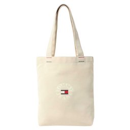 トミーヒルフィガー トミージーンズ TOMMY HILFIGER TOMMY JEANS バッグ トートバック 肩掛けバッグ AU0AU01421 0F4 Natural Canvas ベージュ オフホワイト系