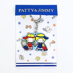 サンリオ パティ＆ジミー ラバーキーホルダー アクティブ シリーズ Sanrio