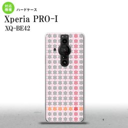 XperiaPRO-I Xperia PRO-I スマホケース 背面ケース ハードケース 花十時 ピンク 紫 背面カバー android nk-xproi-1353