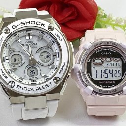 カシオ 恋人たちのGショック ペアウォッチ G-SHOCK GST-W310-7AJF BGR-3000UCB-4JF ソーラー電波 送料無料 国内正規品 記念日 誕生日 プレゼント お揃い ホワイト 白 ピンク クリスマス お祝い 結婚 婚約 20代 30代 40代 50代 カップル 夫婦