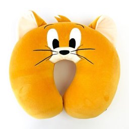 トムとジェリーネックピロー　ジェリー まくら オレンジ