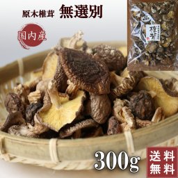【国産 原木椎茸】訳あり 国産 干し椎茸 無選別 300g 送料無料 大容量 椎茸 小葉 家庭用 出汁 きのこ 干ししいたけ シイタケ 乾燥シイタケ 岐阜 原木椎茸 ほししいたけ【送料無料】