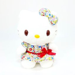 ハローキティ リボンワンピ ぬいぐるみ M グッツ