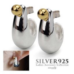 雫ピアス シルバー925 フープピアス スタッドピアス 両耳用 2点セット ドロップ 涙 雫 しずく シルバー ゴールド 人気 オシャレ お洒落 女子 レディース 金属アレルギー対応 イヤリング 女性