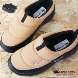 サボサンダル ファーストダウン FIRST DOWN レディース クロッグ サンダル つっかけ 靴 暖かい  黒 軽量 アウトドア キャンプ 秋 冬 母の日 hrfdl0253
