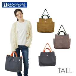 ルートート トートバッグ ROOTOTE 1359 通販 トート レディース 大きめ 通勤 通学 大容量 A4 軽量 軽い 自立 手持ち 肩掛け 2way マチあり マチ広 整理 収納 ポケット マザーズバッグ ママバッグ ナイロン 無地 シンプル おしゃれ 大人 かわいい nimble ニンブル TALL トール