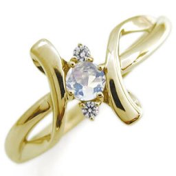 クロス リング 婚約指輪 レディース 18金 18k 誕生石 選べる 十字架 天然石 クロスリング ジュエリー ゴールド 人気 おすすめ 女性 プレゼント ギフト 誕生日 記念日